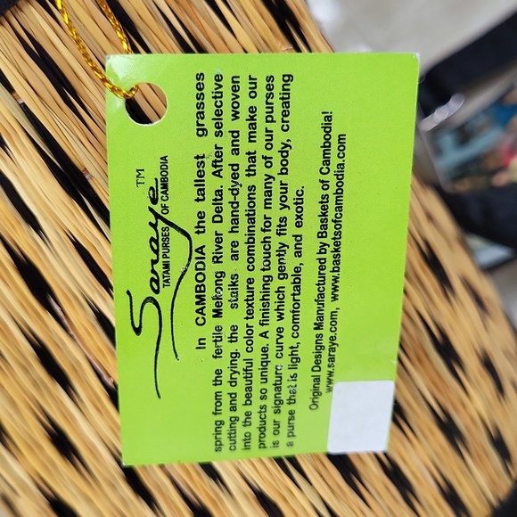 Saraye Tatami Small Woven Bucket Bag - Picture 12 of 12